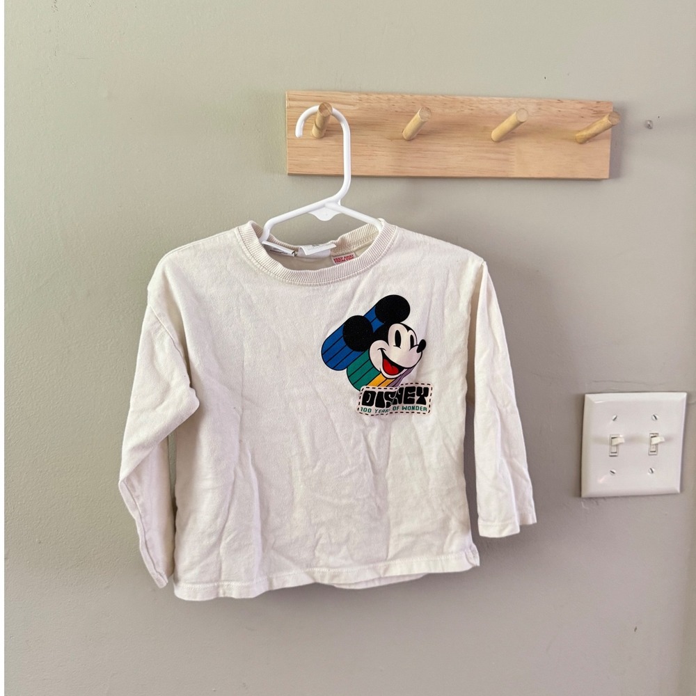 Zara Disney mickey shirt 2/3yr